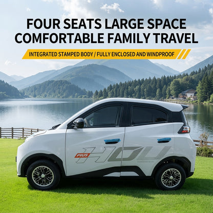 Seagull Electric Mini Car Four Seat Electric Vehicle 1500W Motor 60V 72V Battery Urban Mobility Vehicle