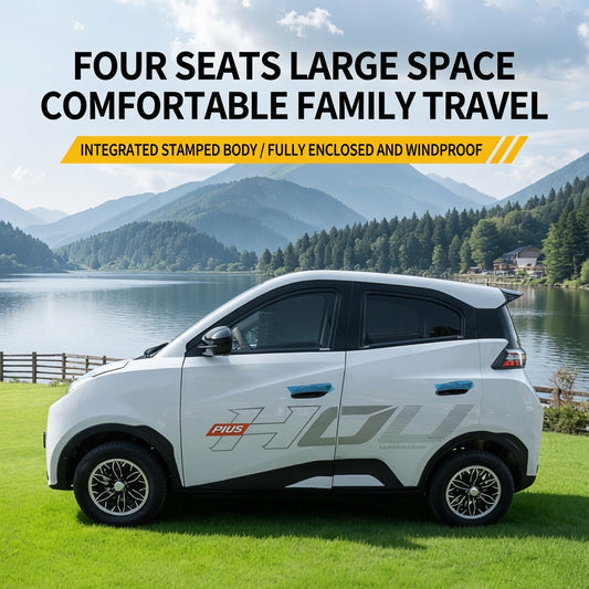 Seagull Electric Mini Car Four Seat Electric Vehicle 1500W Motor 60V 72V Battery Urban Mobility Vehicle