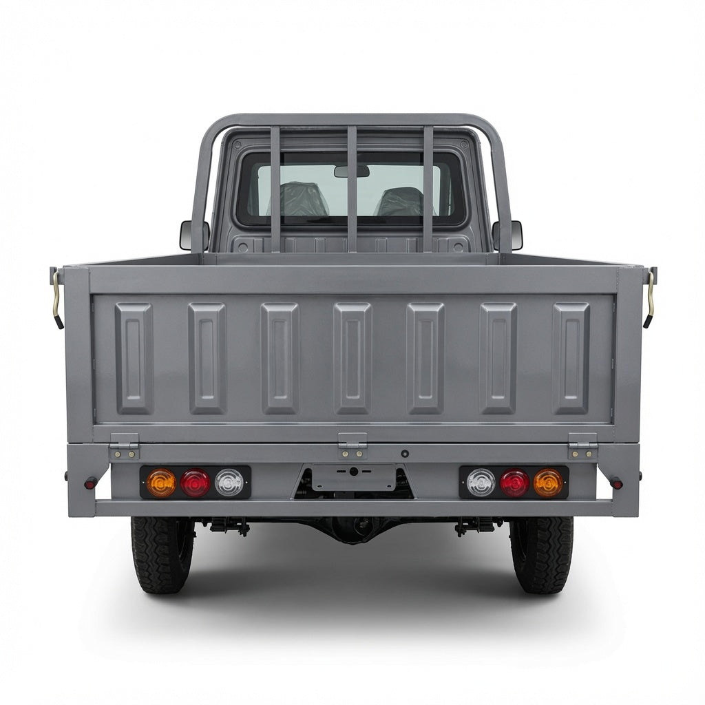 Electric Mini Pickup Truck 2000W--4000W AC Motor 60V 72V Battery Four Wheel Electric Cargo Vehicle Full Floating Rear Axle Steel Wire Tires Urban Delivery Truck