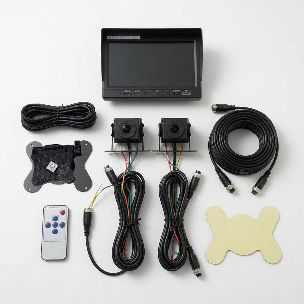 HANGSHUAI HS1010 7 Inch Dual Channel Vehicle Safety Recording System