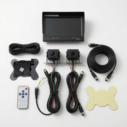 HANGSHUAI HS1010 7 Inch Dual Channel Vehicle Safety Recording System