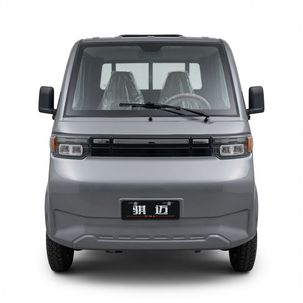Electric Mini Pickup Truck 2000W--4000W AC Motor 60V 72V Battery Four Wheel Electric Cargo Vehicle Full Floating Rear Axle Steel Wire Tires Urban Delivery Truck