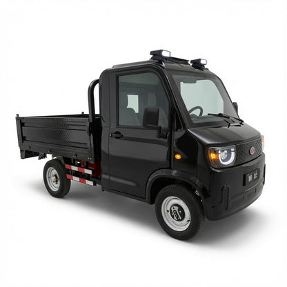 Long Cat Mini Truck Electric Dump Cargo Vehicle 2000W 4000W AC Motor Automatic Dumping Function Full Floating Rear Axle Steel Wire Tires Multimedia Display