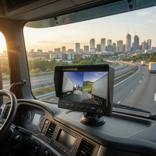 HANGSHUAI HS1010 7 Inch Dual Channel Vehicle Safety Recording System