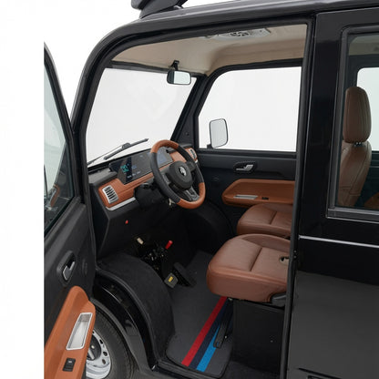 Long Cat Mini Truck Electric Dump Cargo Vehicle 2000W 4000W AC Motor Automatic Dumping Function Full Floating Rear Axle Steel Wire Tires Multimedia Display